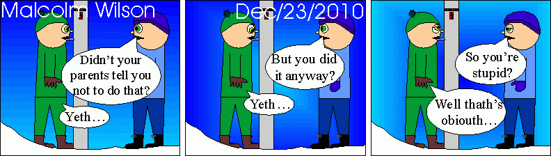 Comic strip for December 23, 2010