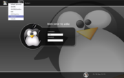 Figure 1: The "Openbox" session type at log in