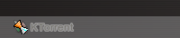Startup notification at work. Kicker is showing that Ktorrent is starting up.